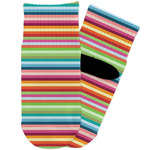 Retro Horizontal Stripes Toddler Ankle Socks