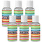 Retro Horizontal Stripes Travel Bottles (Personalized)