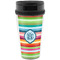 Retro Horizontal Stripes Travel Mug (Personalized)