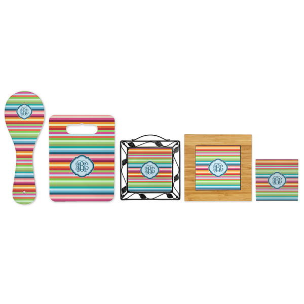 Retro Horizontal Stripes Trivets - All Trivets