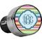 Retro Horizontal Stripes USB Car Charger (Personalized)