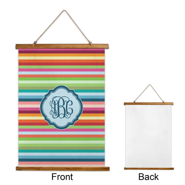 Retro Horizontal Stripes Wall Hanging Tapestry - Portrait - APPROVAL