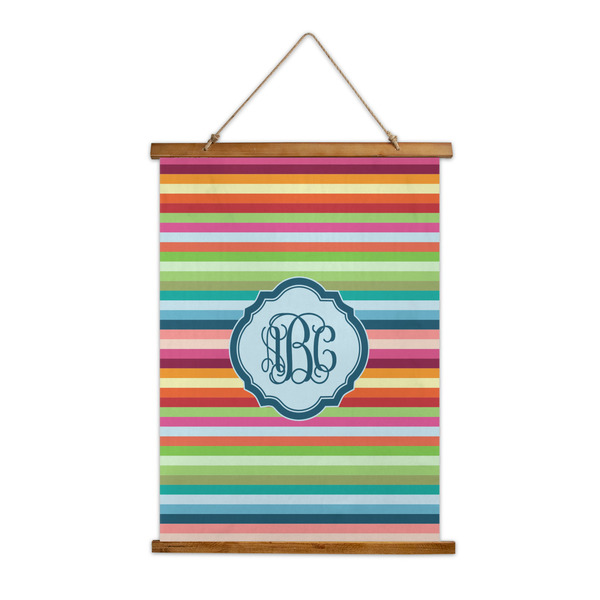 Custom Retro Horizontal Stripes Wall Hanging Tapestry (Personalized)