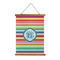Retro Horizontal Stripes Wall Hanging Tapestry (Personalized)