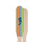 Retro Horizontal Stripes Wooden Food Pick - Paddle - Single Sided - Front & Back