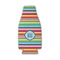 Retro Horizontal Stripes Zipper Bottle Cooler (Personalized)