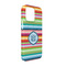 Retro Horizontal Stripes iPhone 13 Case - Angle