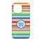 Retro Horizontal Stripes iPhone 13 Case - Back