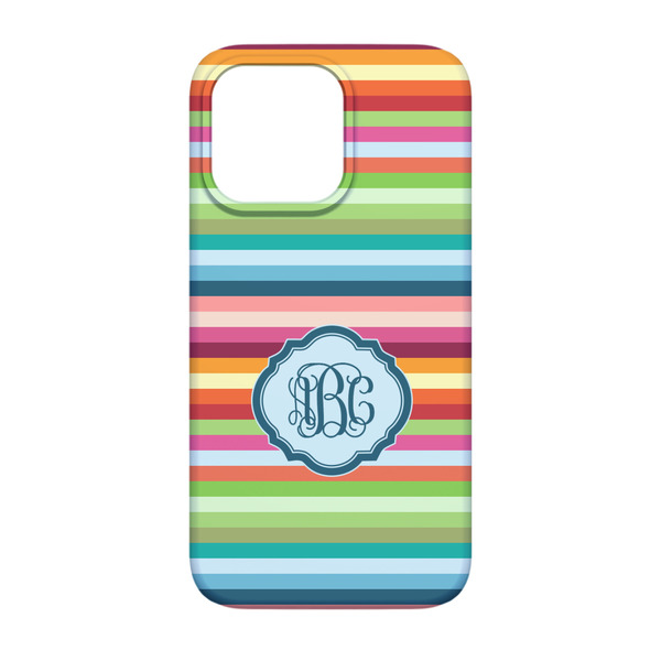 Retro Horizontal Stripes iPhone 13 Pro Case - Back