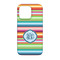 Retro Horizontal Stripes iPhone 13 Pro Case - Back
