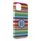 Retro Horizontal Stripes iPhone 14 Plus Case - Angle