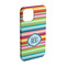 Retro Horizontal Stripes iPhone Case - Plastic - iPhone 15 (Personalized)