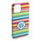 Retro Horizontal Stripes iPhone 15 Pro Max Case - Angle