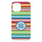 Retro Horizontal Stripes iPhone 15 Pro Max Case - Back