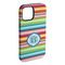 Retro Horizontal Stripes iPhone 15 Pro Max Tough Case - Angle