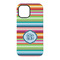 Retro Horizontal Stripes iPhone 15 Pro Tough Case - Back