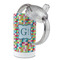 Retro Pixel Squares 12 oz Stainless Steel Sippy Cups - Top Off