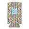 Retro Pixel Squares 12oz Tall Can Sleeve - FRONT