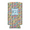 Retro Pixel Squares Can Cooler (tall 12 oz) (Personalized)