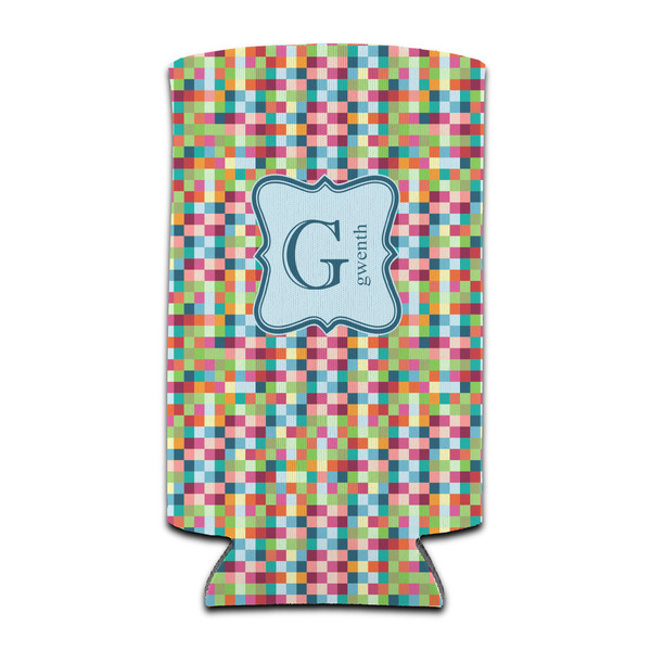Retro Pixel Squares 12oz Tall Can Sleeve - Set of 4 - FRONT