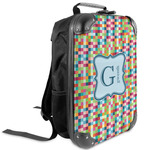 Retro Pixel Squares Kids Hard Shell Backpack (Personalized)