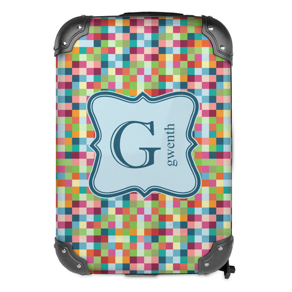 Retro Pixel Squares 13" Hard Shell Backpacks - FRONT