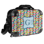 Retro Pixel Squares Hard Shell Briefcase (Personalized)