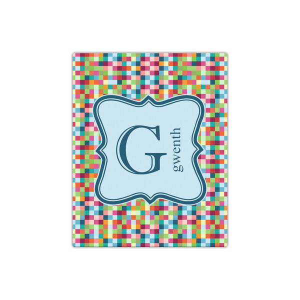 Retro Pixel Squares 16x20 - Canvas Print - Front View