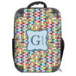 Retro Pixel Squares Hard Shell Backpack (Personalized)