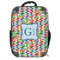 Retro Pixel Squares 18" Hard Shell Backpacks - FRONT