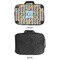 Retro Pixel Squares 18" Laptop Briefcase - APPROVAL
