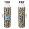 Retro Pixel Squares 20oz Water Bottles - Full Print - Approval
