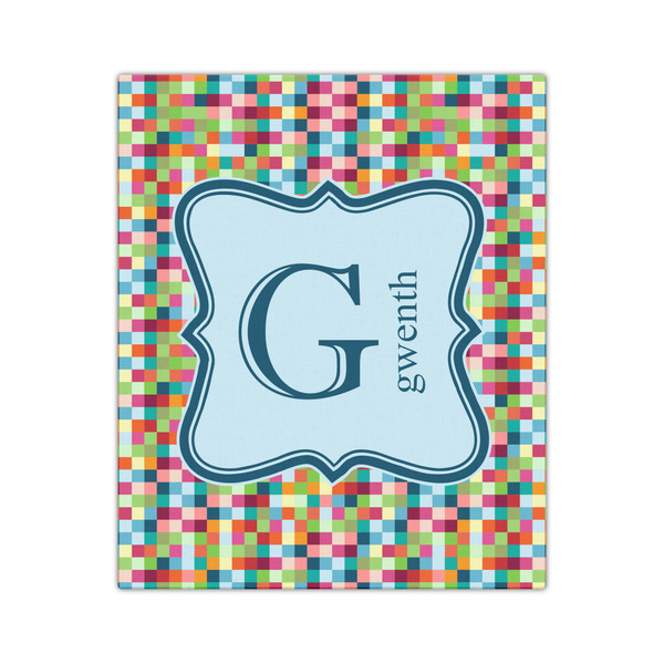 Retro Pixel Squares 20x24 - Canvas Print - Front View