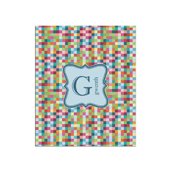 Retro Pixel Squares Poster - Matte - 20x24 (Personalized)
