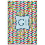 Retro Pixel Squares Poster - Matte - 24x36 (Personalized)