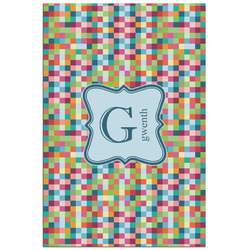 Retro Pixel Squares Poster - Matte - 24x36 (Personalized)