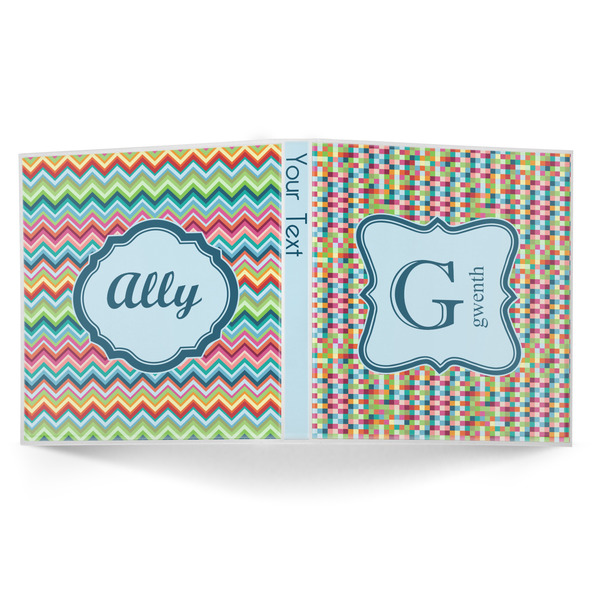 Retro Pixel Squares 3-Ring Binder Approval- 1in