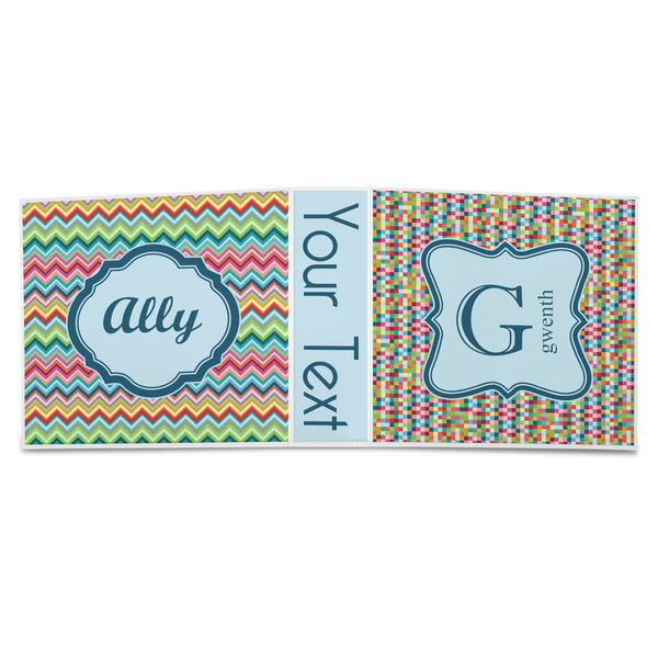 Retro Pixel Squares 3-Ring Binder Approval- 3in