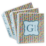 Retro Pixel Squares 3-Ring Binder (Personalized)