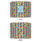 Retro Pixel Squares 8" Drum Lampshade - APPROVAL (Fabric)