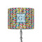Retro Pixel Squares 8" Drum Lamp Shade - Fabric (Personalized)