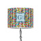 Retro Pixel Squares 8" Drum Lamp Shade - Poly-film (Personalized)