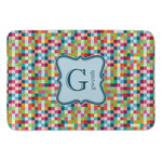 Retro Pixel Squares Anti-Fatigue Kitchen Mat (Personalized)