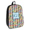 Retro Pixel Squares Backpack - angled view