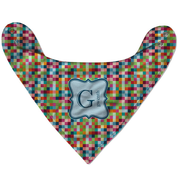 Retro Pixel Squares Bandana Flat Approval