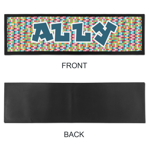 Retro Pixel Squares Bar Mat - Large - APPROVAL