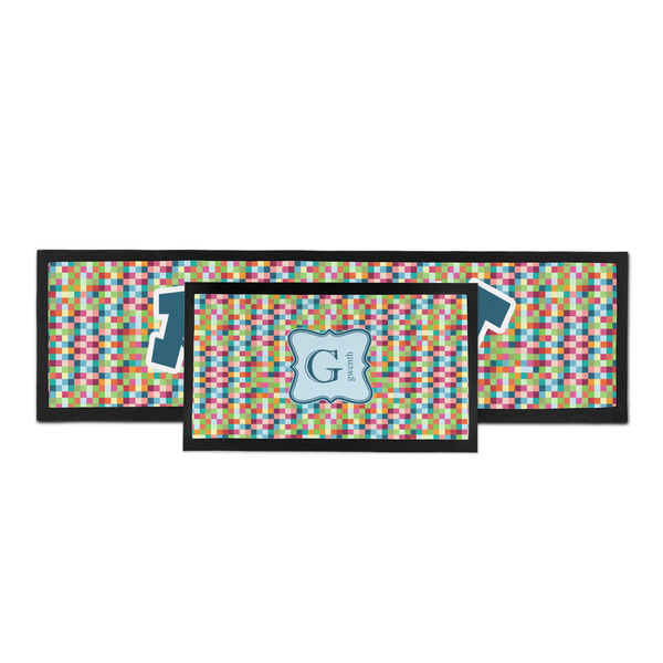 Retro Pixel Squares Bar Mat - Parent Main