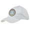 Retro Pixel Squares Baseball Cap - White (Personalized)