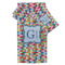 Retro Pixel Squares Bath Towel Set - 3 Pcs (Personalized)