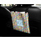 Retro Pixel Squares Car Bag - In Use